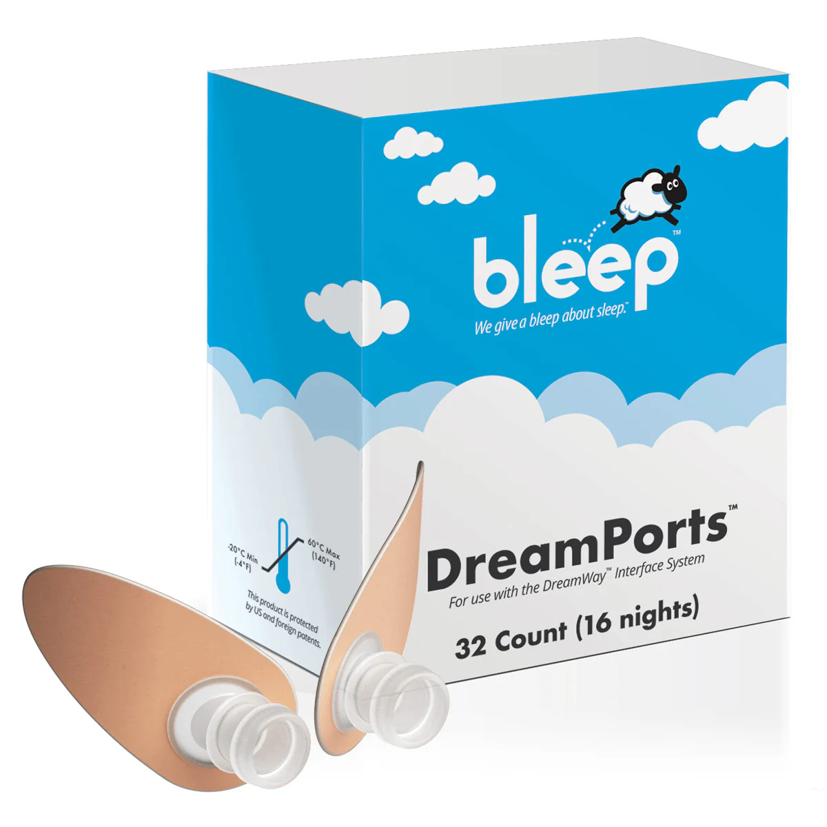 DreamPreps™ Use Witch Hazel Instead of Alcohol - Using Witch Hazel instead of alcohol as the primary disinfectant, the DreamPreps are able to remove all makeup, oils, and dirt from the nose. This makes it easier to get a quality seal from the adhesive. Th