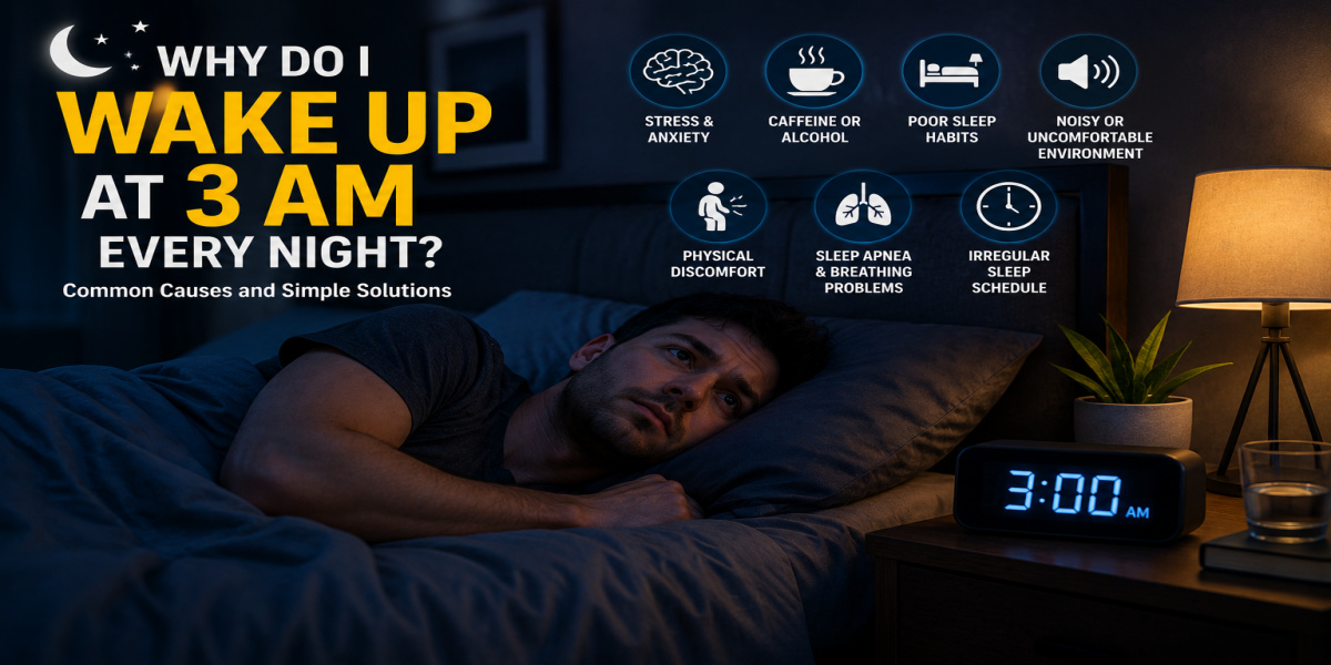 Why Do I Wake Up at 3 AM Every Night? Common Causes and Simple Solutions